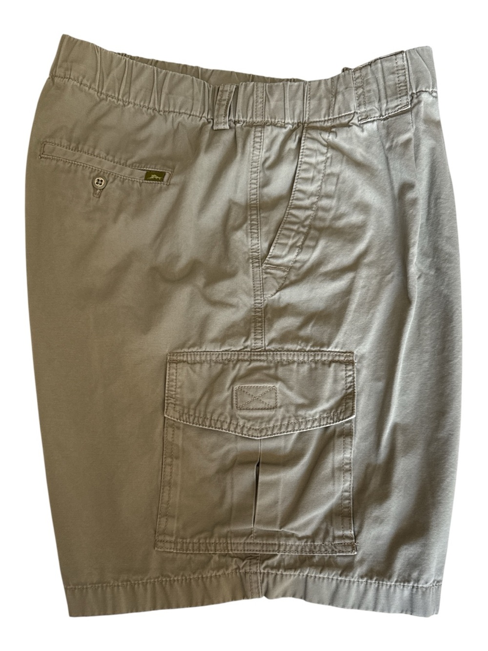 Tommy Bahama Shorts Men’s XL Olive Green Relax Fit Cotton Elastic Cargo Pockets